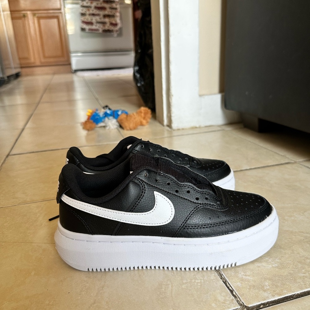 Black and White Nike Sneakers